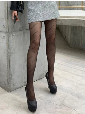 Bas résille creux sexy pour femmes, collants, collants, dentelle, crochet, fleur, noir, rétro, luxe