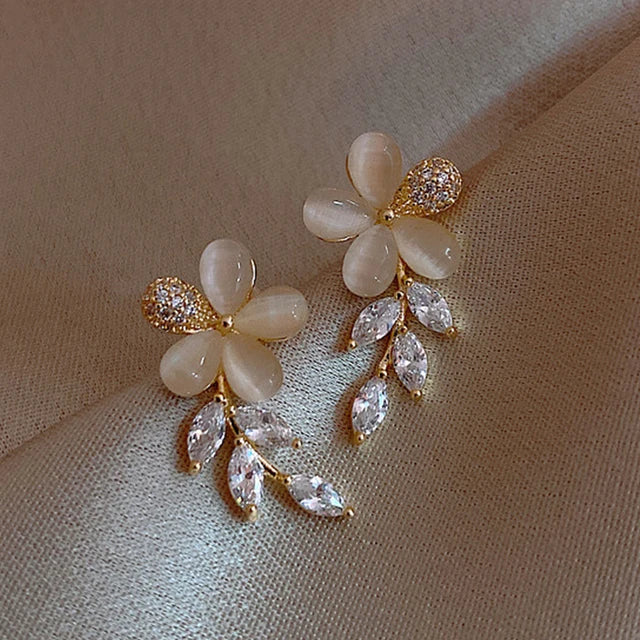 Boucles d'oreilles en Zircon pour femmes, bijoux de luxe exquis, strass brillants, géométrique, fête de mariage, AAA, offre spéciale