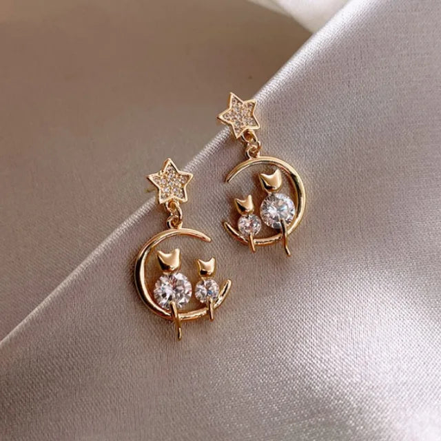 Boucles d'oreilles en Zircon pour femmes, bijoux de luxe exquis, strass brillants, géométrique, fête de mariage, AAA, offre spéciale