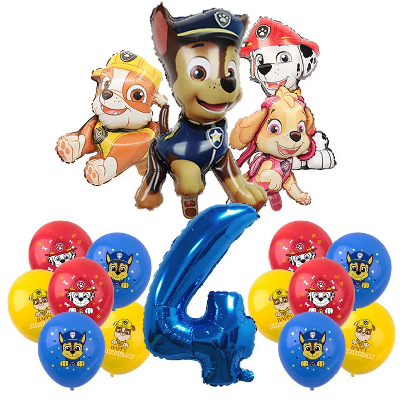 Pat Patrouille Set Fête Enfants GUBOOM - 15 Bracelets, 10 Masques, 50 Autocollants, 12 Autocollants 3D Cadeaux Anniversaire