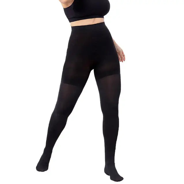 Ladies Large S-3XL Plus Entrejambe Partners Talon Serré Sexy Collants Jambes Progressives Super Large Femmes Collants Noirs injSocks