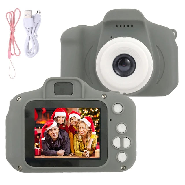 Mini Appareil photo enfant avec caset écran HD IPS 2 pouces jouets pour filles 2 3 4 ans tiktok trends haute qualité jouet extérieur etui housse appareil photo jetable pas cher petit cadeaux enfants anniversaire 2023