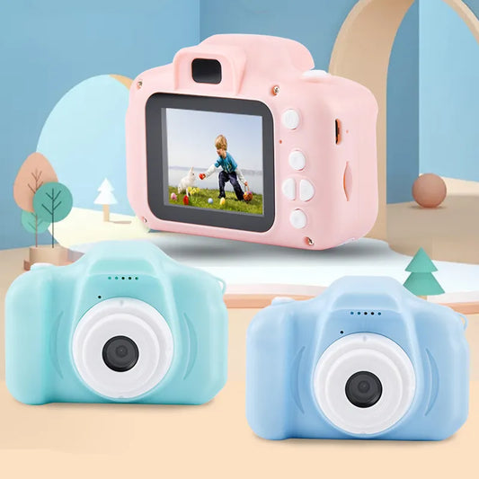 Mini Appareil photo enfant avec caset écran HD IPS 2 pouces jouets pour filles 2 3 4 ans tiktok trends haute qualité jouet extérieur etui housse appareil photo jetable pas cher petit cadeaux enfants anniversaire 2023