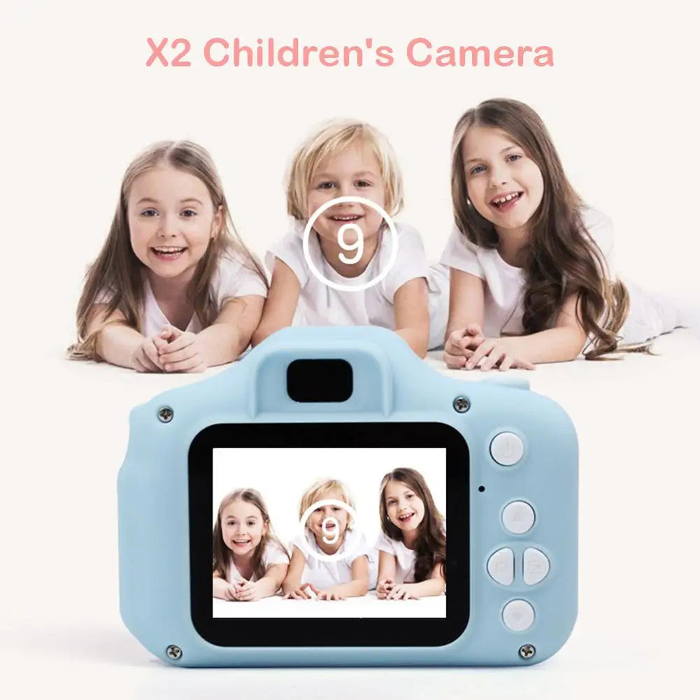 Mini Appareil photo enfant avec caset écran HD IPS 2 pouces jouets pour filles 2 3 4 ans tiktok trends haute qualité jouet extérieur etui housse appareil photo jetable pas cher petit cadeaux enfants anniversaire 2023