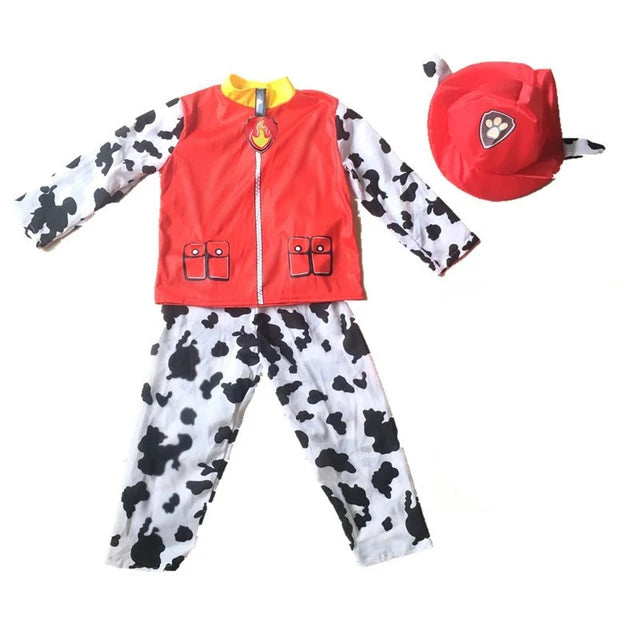 Paw Patrol Anime Costume pour enfants, Chase, Marshall, Rocky, Zuma, Skye, Rubble Cosplay, Vêtements, Journée des enfants, Tenue de performance, Vente en gros