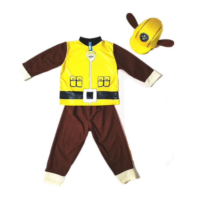 Paw Patrol Anime Costume pour enfants, Chase, Marshall, Rocky, Zuma, Skye, Rubble Cosplay, Vêtements, Journée des enfants, Tenue de performance, Vente en gros