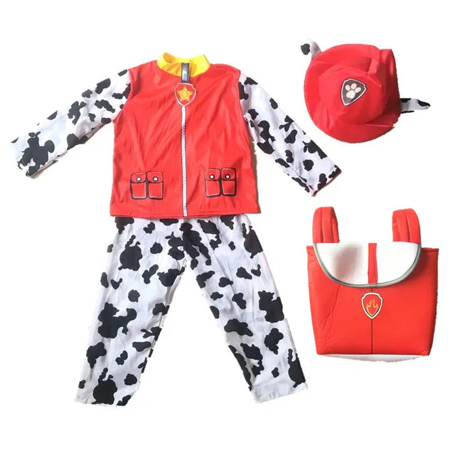 Paw Patrol Anime Costume pour enfants, Chase, Marshall, Rocky, Zuma, Skye, Rubble Cosplay, Vêtements, Journée des enfants, Tenue de performance, Vente en gros