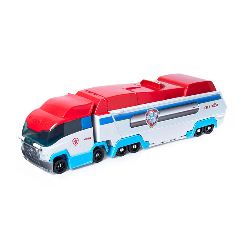 Paw Patrol-Bus de Sauvetage en PVC pour Enfant, Figurine de Chien Déformé, Véhicule de Dessin Animé, Modèle