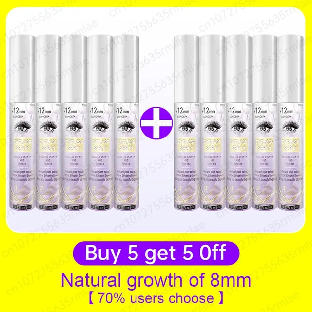 Sérum naturel de croissance des cils, rehausseur de cils rapide en 7 jours, plus long, plus complet, cils, sourcils, lifting, produits de soins pour les yeux, maquillage, l'UNICEF