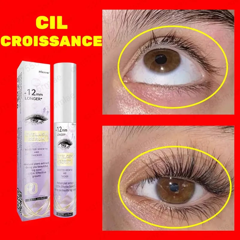 Sérum naturel de croissance des cils, rehausseur de cils rapide en 7 jours, plus long, plus complet, cils, sourcils, lifting, produits de soins pour les yeux, maquillage, l'UNICEF