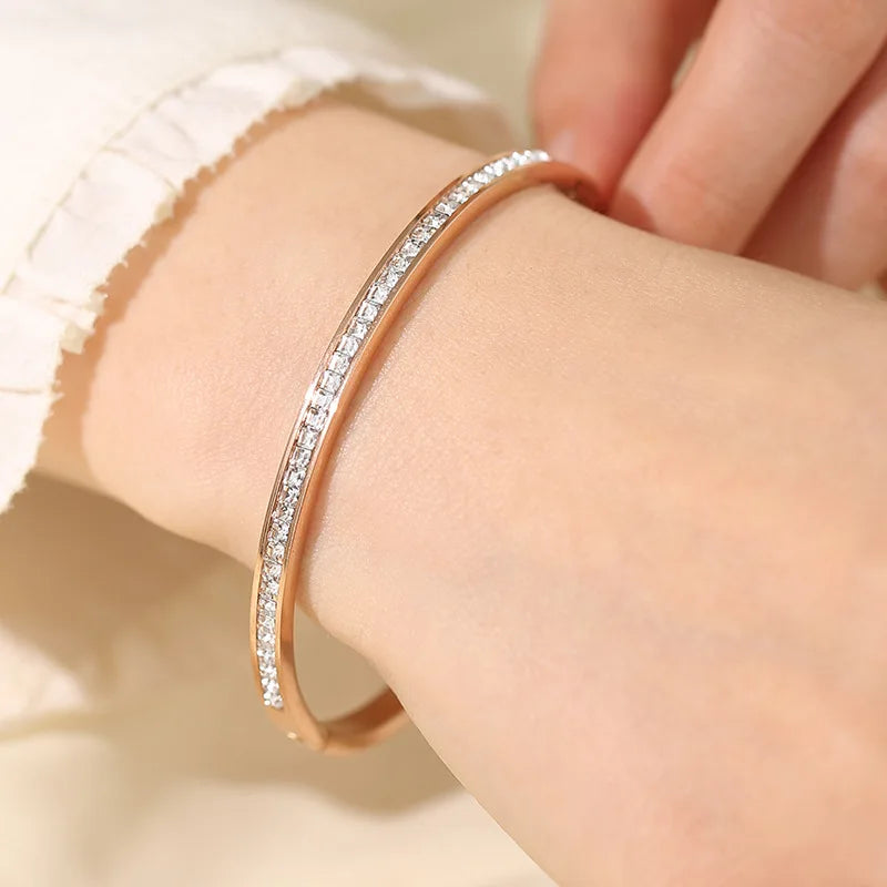 VQYSKO-Bracelet turc à coupe ronde pour femme, cadeau parfait pour couple